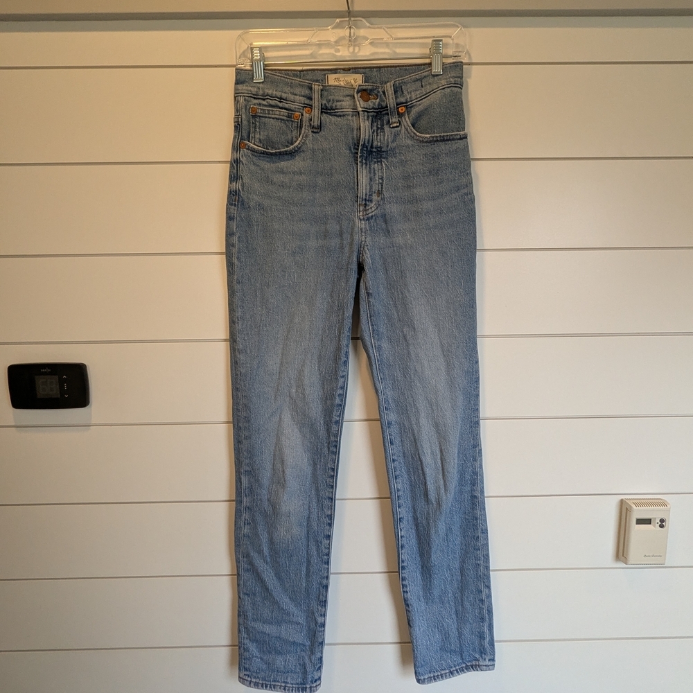 Madewell The Perfect Vintage Jean Size 25T / 0 High Rise Light Wash - Picture 3 of 15